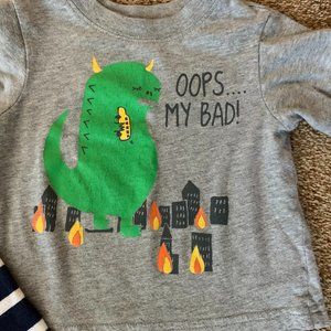 Place Dinosaur t shirt 9-12M